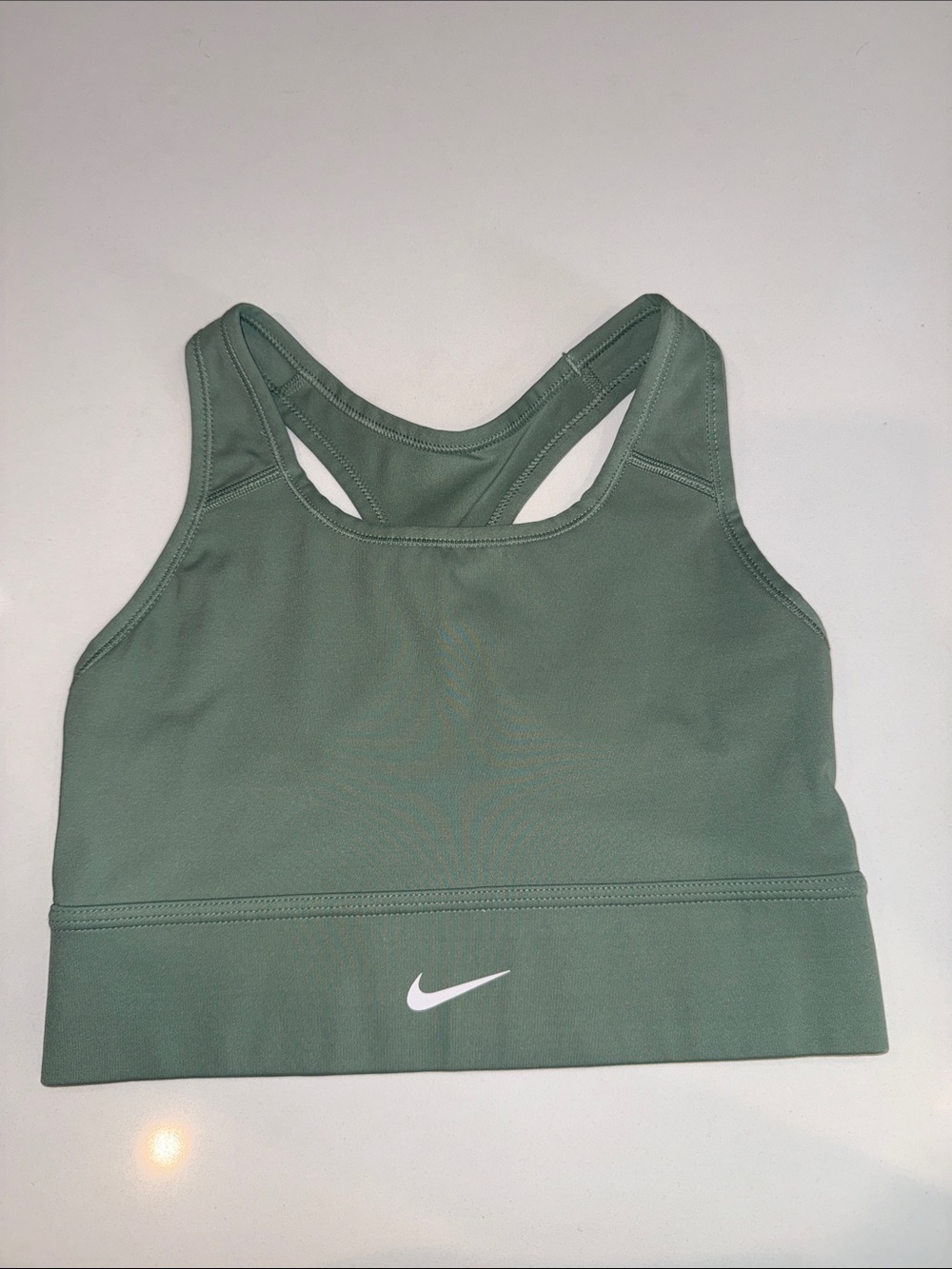 Nike Sage Green Racerback Sports Bra | Size S